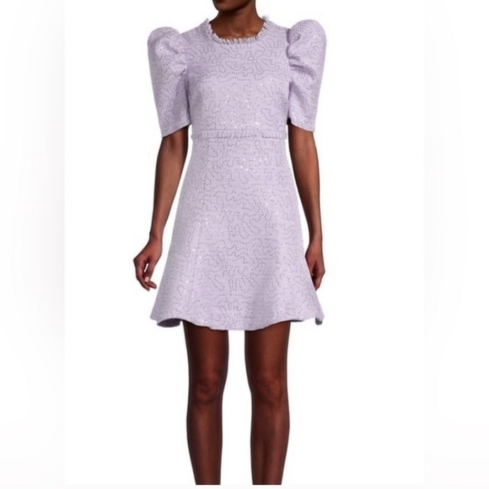 Likely Tweed Alia Dress In Lilac